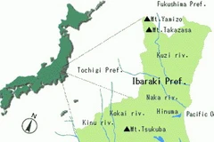 Tâm chấn nằm ở tỉnh Ibaraki. (Ảnh: Internet)