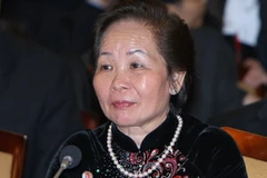 Phó Chủ tịch nước Nguyễn Thị Doan. (Ảnh: Nhan Sáng/TTXVN).