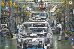 Lắp ráp ôtô tại Công ty Honda Việt Nam. (Ảnh: Internet).