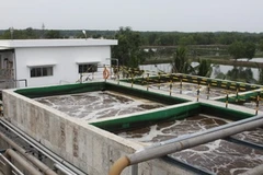 Hệ thống xử lý nước thải khu vực xử lý số 2 của Công ty Vedan Việt Nam mới được đưa vào vận hành. (Ảnh: Tràng Dương/TTXVN) 
