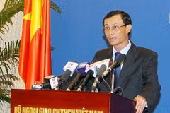 Người phát ngôn Bộ Ngoại giao Lương Thanh Nghị. (Ảnh: An Đăng/TTXVN)