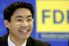 Tân Bộ trưởng Kinh tế Liên bang Đức gốc Việt Philipp Roesler. (Nguồn: Internet)