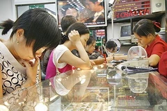 Thị trường vàng đã trầm lắng hơn sau trận "bão vàng". (Ảnh: Internet).