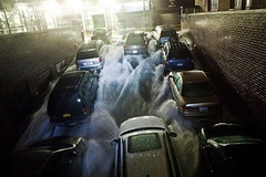 Cảnh ngập lụt do bão Sandy. (Nguồn: examiner.com)