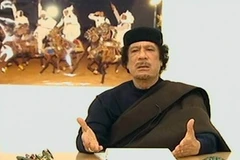 Nhà lãnh đạo Muammar Gaddafi. (Ảnh: AFP/TTXVN)