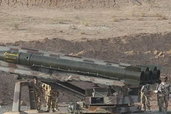 Lực lượng Vệ binh Cách mạng Iran tập trận. (Nguồn: Press TV)