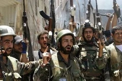 Quân đội chính phủ Syria. (Nguồn: AFP)