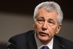 Bộ trưởng Quốc phòng Mỹ Chuck Hagel. (Nguồn: AFP)