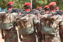 Lực lượng bảo vệ Tổng thống Burkina Faso. (Ảnh: Getty Images)