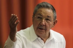 Chủ tịch Cuba Raul Castro phát biểu tại Đại hội. (Ảnh: Reuters)