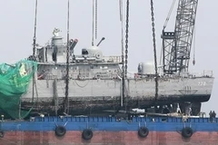 Tàu chiến Cheonan. (Ảnh: AFP/TTXVN)