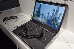 Chiếc laptop 3D mẫu. (Ảnh: Cnet).