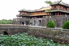 Một ao sen ở Huế. (Ảnh: Quốc Việt/Vietnam+)