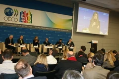 Phiên khai mạc Diễn đàn thế giới về sự phát triển 2012. (Ảnh: Lê Hà-Trung Dũng/Vietnam+)