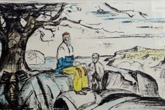 Tác phẩm thạch bản "Historien". (Ảnh: Internet)