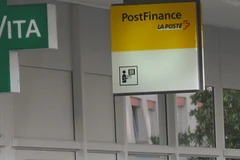 Một địa điểm rút tiền của PostFinance. (Ảnh: Đức Hùng/Vietnam+)