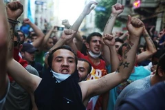 Biểu tình ở Thổ Nhĩ Kỳ. (Nguồn: Guardian)