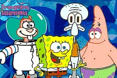 Các nhân vật hoạt hình trong loạt phim "Sponge Bob". (Nguồn: Internet)