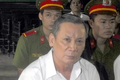 Bị cáo Nguyễn Văn Tính tại phiên tòa. (Ảnh: Hoàng Hải/TTXVN).