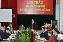 Nhà báo Hoàng Tùng - Người viết sử bằng tác phẩm chính luận