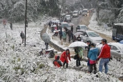 Quốc lộ 4D đoạn từ Lào Cai lên Sa Pa đã được thông tuyến