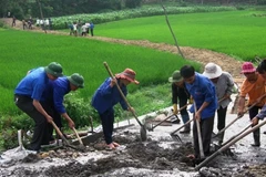 Khởi sắc trên vùng quê Thủ đô khu giải phóng năm xưa