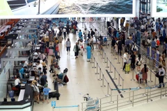 Nhịp sống, sinh hoạt của người dân đã trở lại bình thường sau khi dịch COVID-19 qua đi. (Ảnh: TTXVN/Vietnam+)