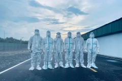 Những y bác sỹ "Nam tiến" hỗ trợ chống lại dịch COVID-19 tại Thành phố Hồ Chí Minh. (Ảnh: PV/Vietnam+)