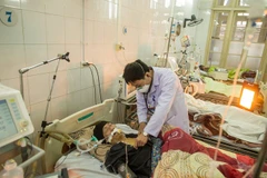Điều trị cho bệnh nhân mắc bệnh lao. (Ảnh: PV/Vietnam+)