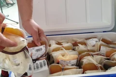 Người đủ điều kiện hiến huyết tương được các bác sỹ của Bệnh viện Bệnh Nhiệt đới Trung ương sẽ gặp gỡ trực tiếp để giải thích. (Ảnh: T.G/Vietnam+)