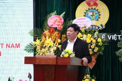 Thứ trưởng Bộ Y tế Đỗ Xuân Tuyên phát biểu tại hội nghị. (Ảnh: PV/Vietnam+)