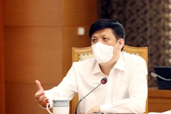 Bộ trưởng Bộ Y tế Nguyễn Thanh Long. (Ảnh: Phạm Kiên/TTXVN)