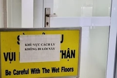 Khu cách ly tại Trung tâm Y tế thành phố Tân Uyên, tỉnh Bình Dương. (Ảnh: TTXVN/Vietnam+)