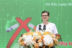 Tiến sĩ Angela Pratt - Trưởng Đại diện WHO tại Việt Nam. (Ảnh: TTXVN phát)