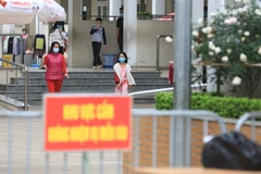 Một khu cách ly tại Hà Nội. (Ảnh: Thành Đạt/TTXVN)