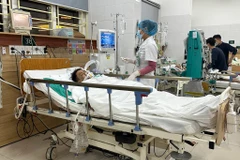 Bệnh nhân trong tình trạng nặng nhất đang được theo dõi tại Bệnh viện Bạch Mai. (Ảnh: T.G/Vietnam+)
