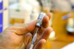 Tiêm vaccine phòng COVID-19 cho người dân. (Ảnh: TTXVN/Vietnam+)