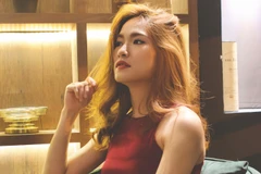 MC Bùi Mai Trang. (Ảnh: Thoa Chu)