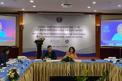 Bộ Y tế và Tổ chức Y tế Thế giới tại Việt Nam công bố Việt Nam đã tham gia Liên minh Hành động Chuyển đổi về Biến đổi Khí hậu và Sức khỏe. (Ảnh: PV/Vietnam+)