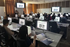 Trung tâm Đào tạo nâng cao về chẩn đoán hình ảnh triển khai lớp học đầu tiên. (Ảnh: Thùy Giang/Vietnam+)