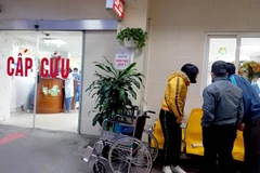 Khu vực cấp cứu của Bệnh viện Tim Hà Nội. (Ảnh: T.G/Vietnam+)