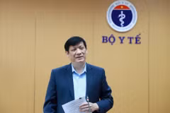 Bộ trưởng Bộ Y tế Nguyễn Thanh Long phát biểu tại hội nghị. (Ảnh: PV/Vietnam+)
