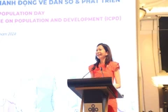 Bà Pauline Tamesis - Điều phối viên Thường trú của Liên Hợp Quốc tại Việt Nam. (Ảnh: PV/Vietnam+)