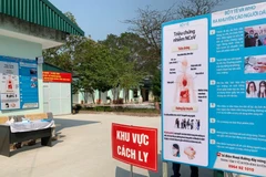 Một khu vực cách ly điều trị cho bệnh nhân mắc COVID-19. (Ảnh: Thuỳ Giang/Vietnam+)