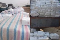 Những chiếc bỉm được giới thiệu “tiêu chuẩn chất lượng hàng đầu thế giới” đang trên đường nhập về Việt Nam tiêu thụ. (Ảnh: CTV)