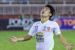 Hoàng Anh Gia Lai phiên bản 2016 đang thi đấu ấn tượng với Minh Vương là điểm sáng lớn nhất. (Ảnh: Minh Chiến/Vietnam+)