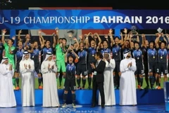 U19 Nhật Bản lần đầu lên ngôi vô địch Giải U19 châu Á 2016. (Ảnh: AFC)