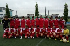 70 % đội bóng nữ Sơn La là người dân tộc Thái. (Ảnh: Nhân vật cung cấp)