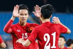 Ngọc Hải và đồng đội sắp bước vào giải đấu lớn nhất Đông Nam Á (Ảnh: Minh Chiến/Vietnam+)