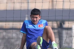 Minh Vương là một trong bốn cầu thủ không thể phục vụ U22 Việt Nam. (Ảnh: Đỗ Đen/Vietnam+)